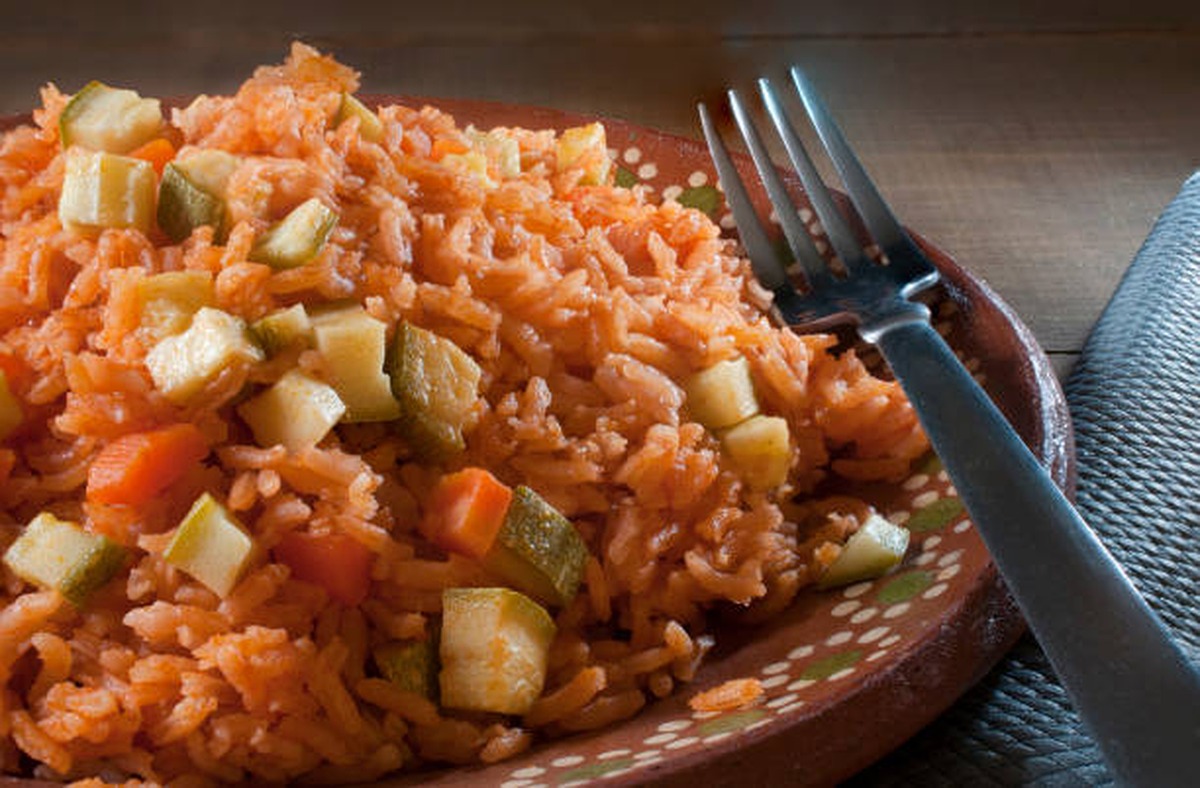 Seasoned brown rice